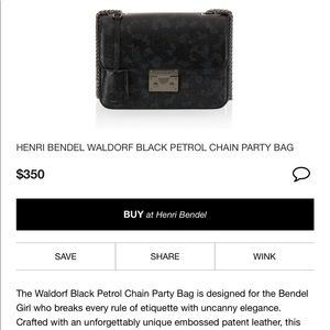 Henri Bendel Waldorf party bag